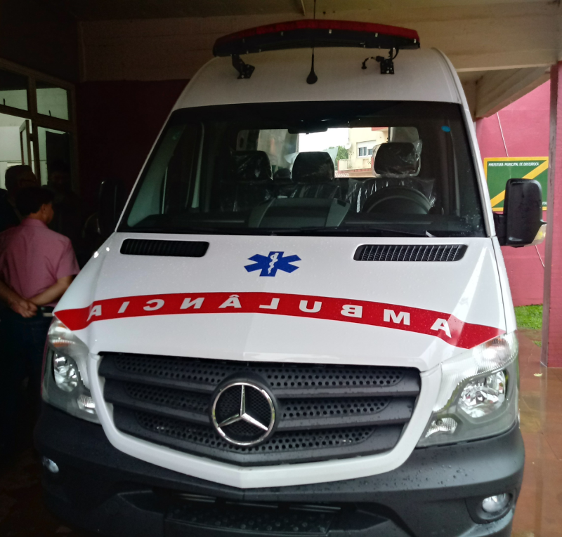 BOSSOROCA RECEBE AMBULÂNCIA NOVA COM RECURSOS DA CÂMARA DE VEREADORES