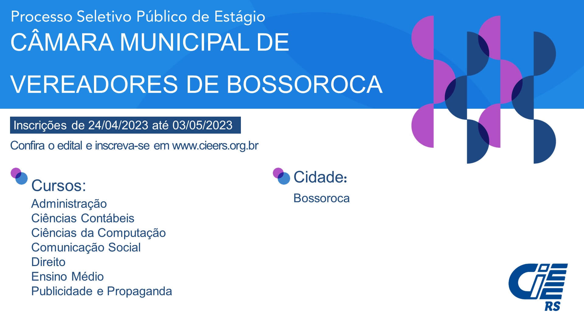 EDITAL PROCESSO SELETIVO CÂMARA BOSSOROCA