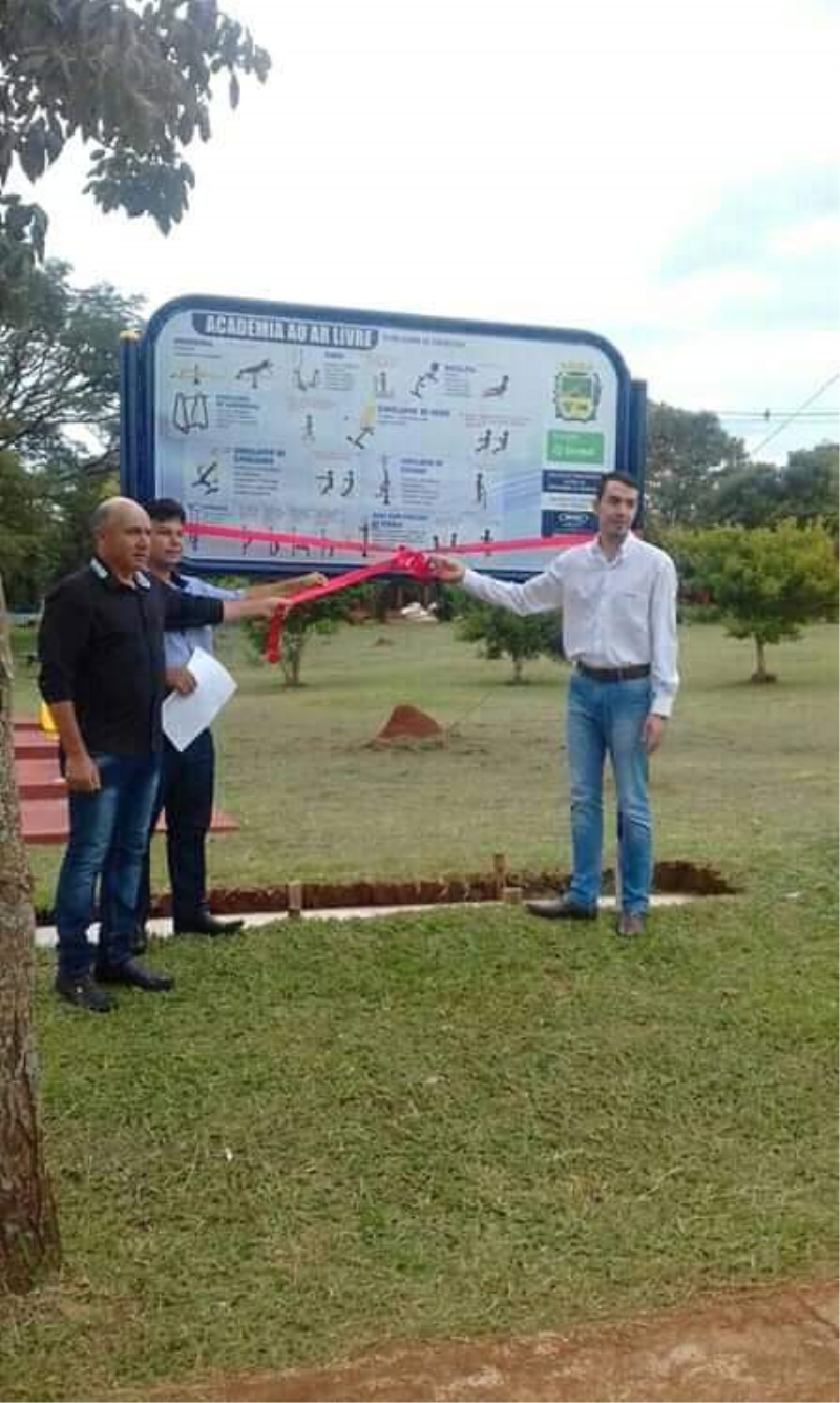 INAUGURAÇÃO DA ACADEMIA AO AR LIVRE