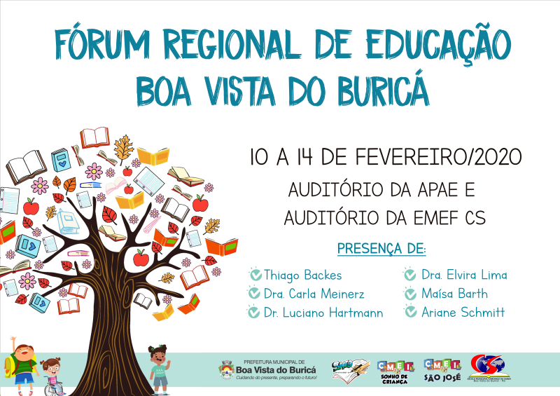 FÓRUM REGIONAL DA EDUCAÇÃO 2020