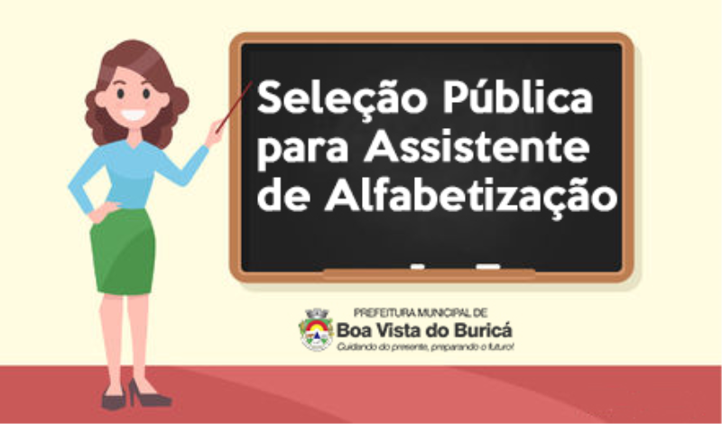 SELEÇÃO PÚBLICA PARA ASSISTENTE DE ALFABETIZAÇÃO