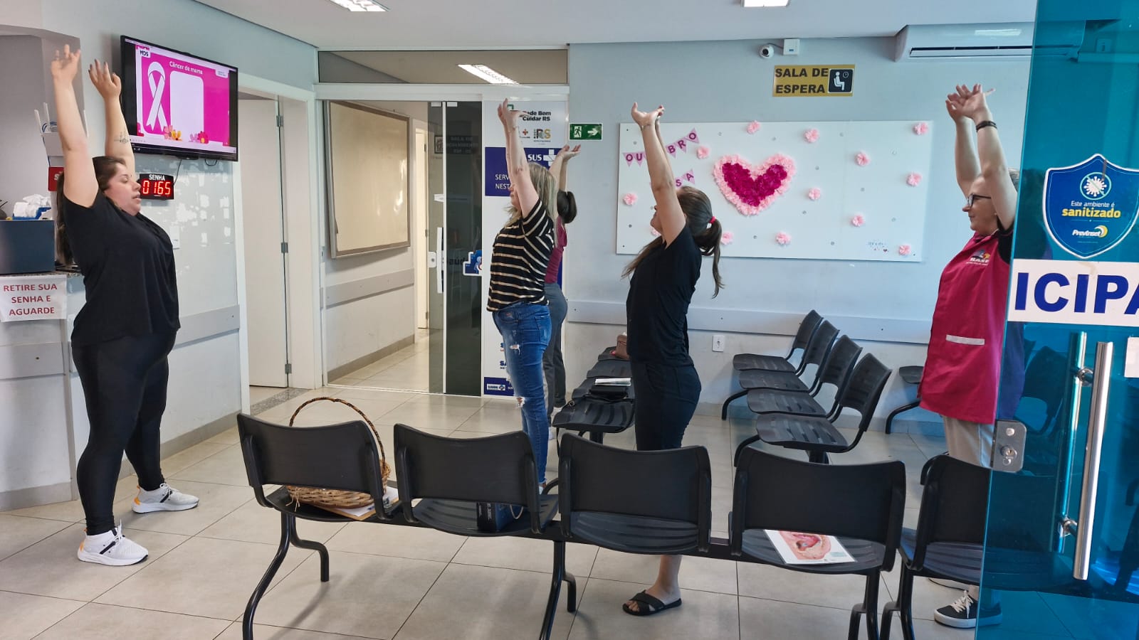 <p><strong>A&ccedil;&otilde;es do Outubro Rosa </strong></p>