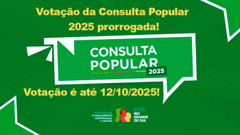 <p>Vota&ccedil;&atilde;o da Consulta Popular 2025 prorrogada!</p>