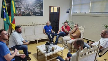 <p>Prefeitura se re&uacute;ne com a Corsan e a RGE</p>