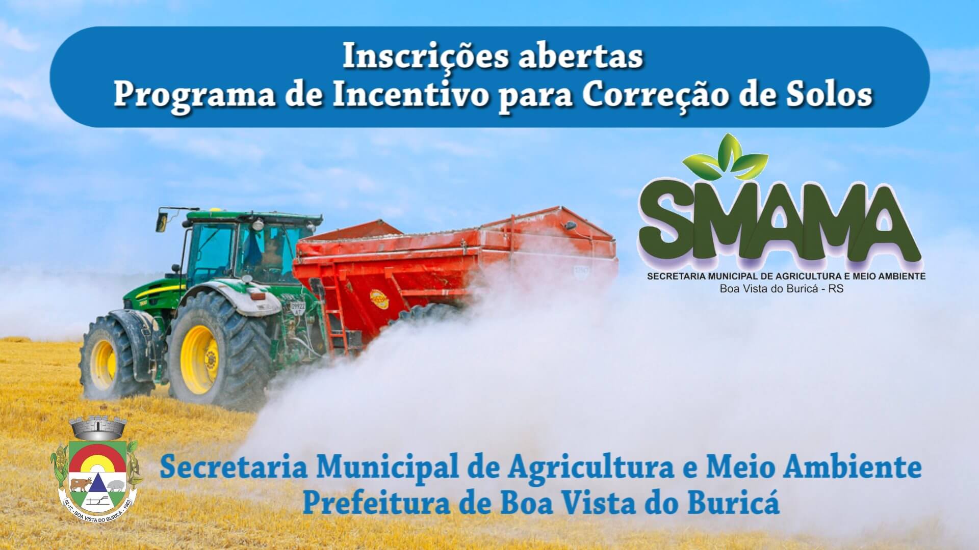 Programa de Incentivo de Correção de Solos do município de Boa Vista do Buricá