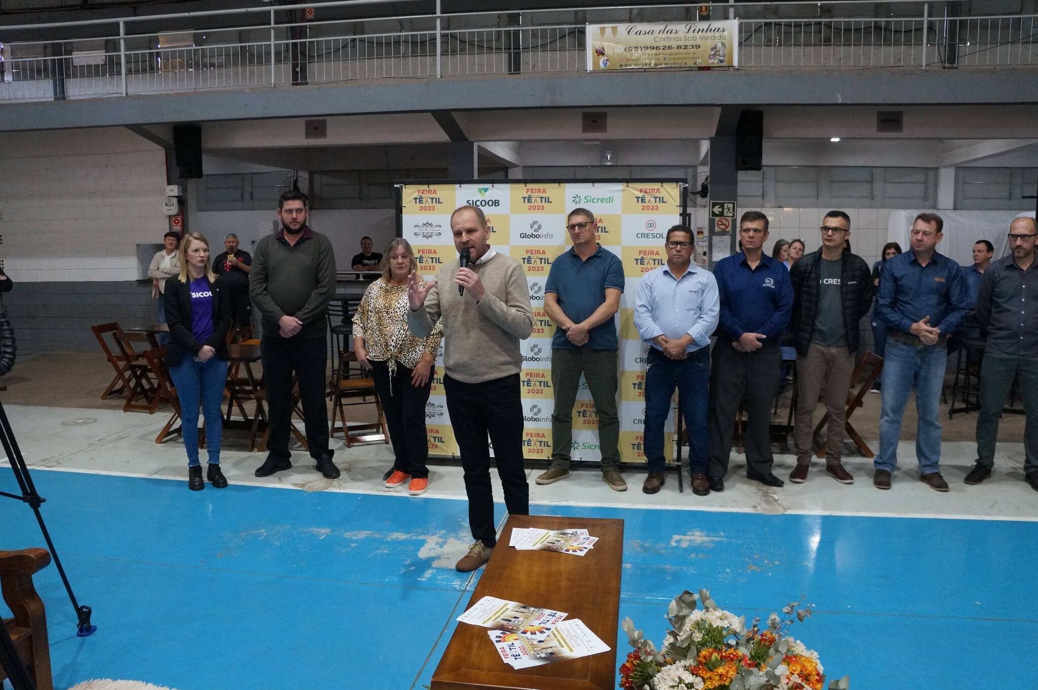 Abertura da Feira Têxtil foi realizada neste sábado (03)