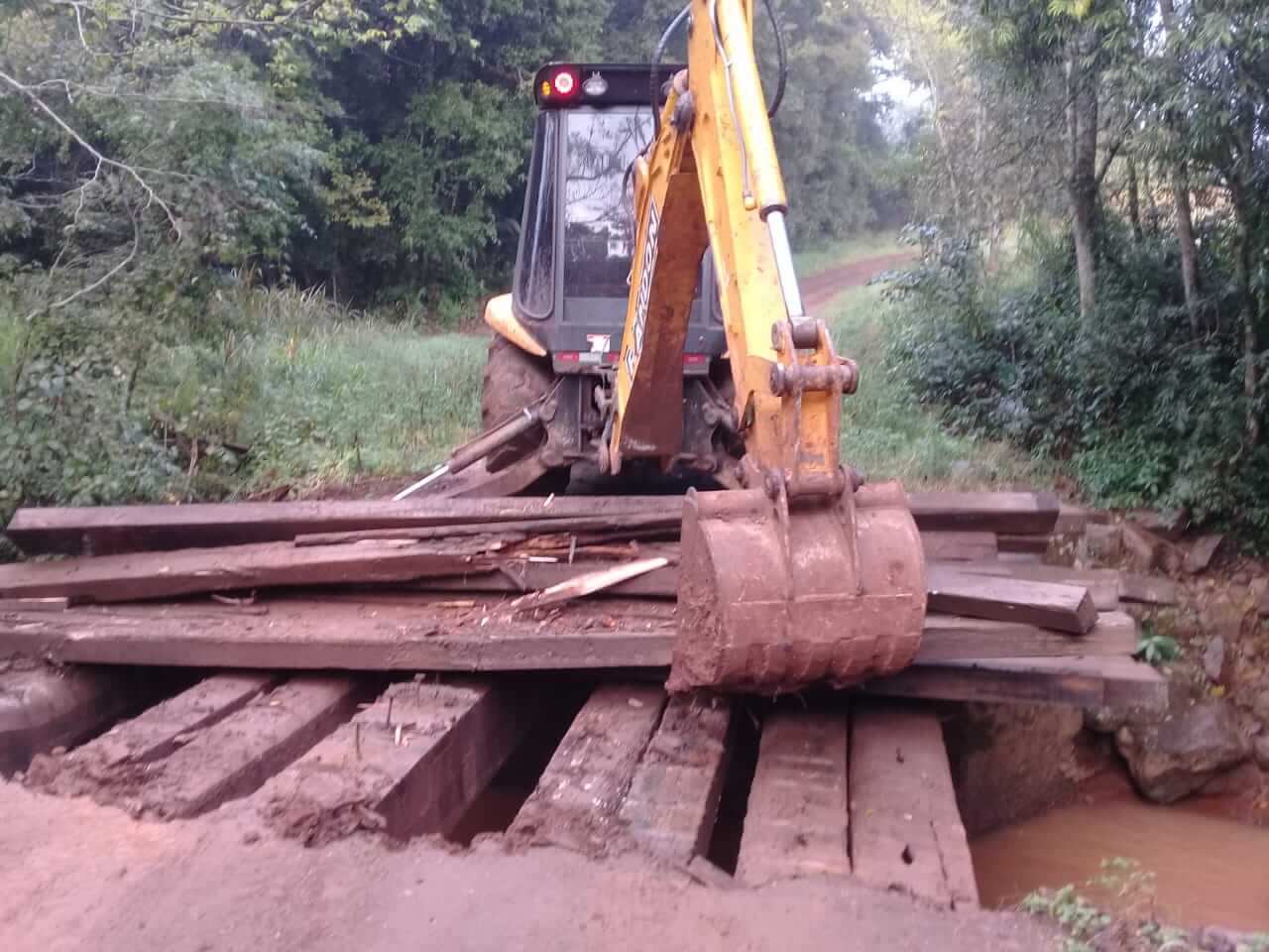 Ponte de Linha Pitanga foi reformada