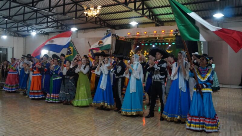 Mexicanos e Paraguaios participaram de evento em Boa Vista do Buricá