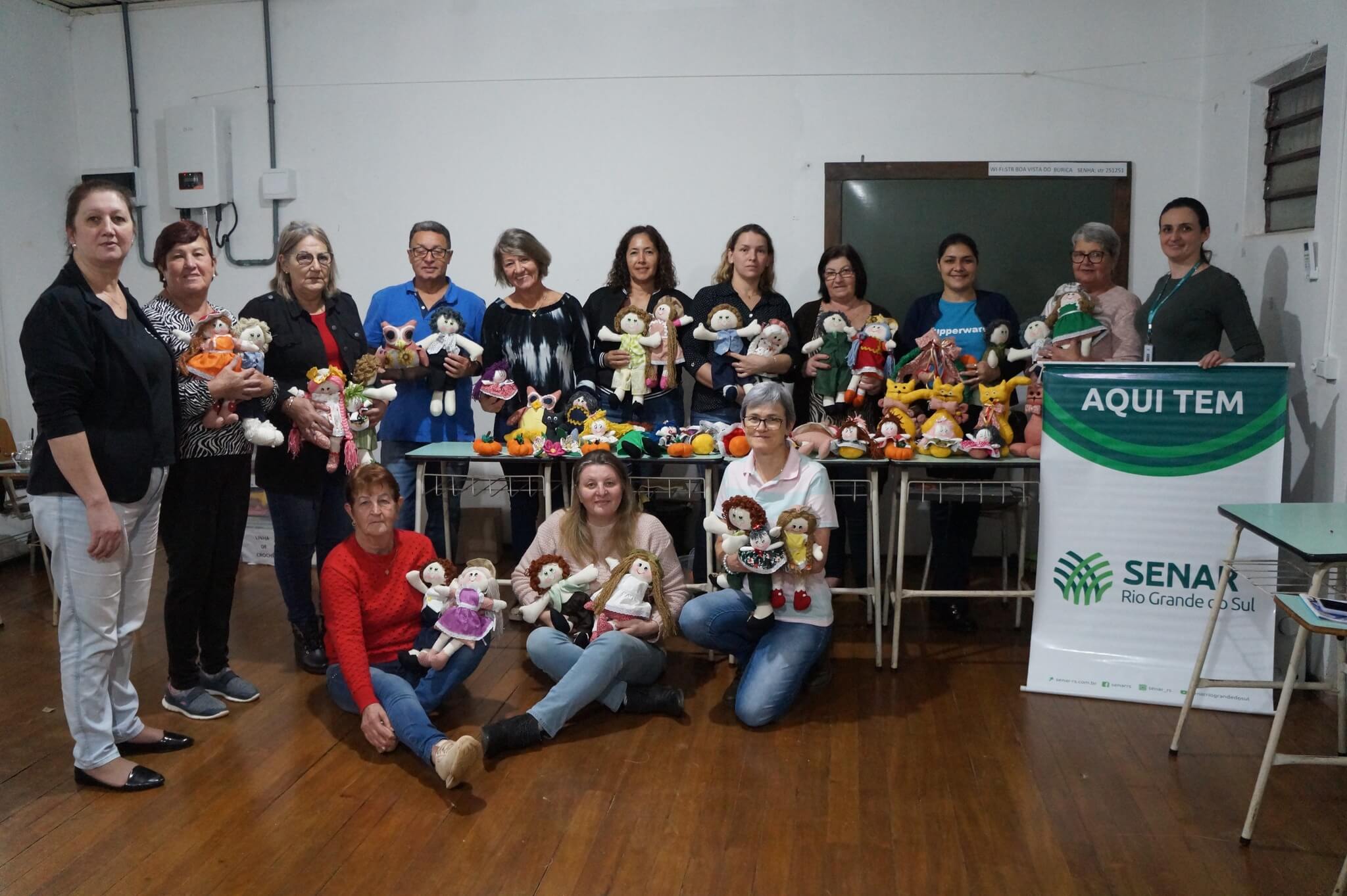 Curso de Bonecos de Pano foi realizado em Boa Vista do Buricá