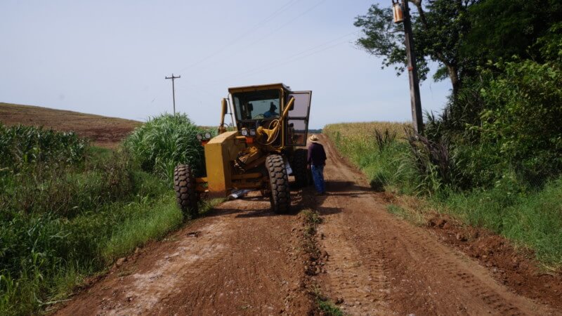 Secretaria de Obras trabalha na recuperação de estradas