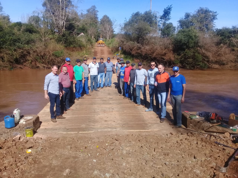 REFORMA DA PONTE DE ALPARGATAS ESTÁ PRATICAMENTE CONCLUÍDA