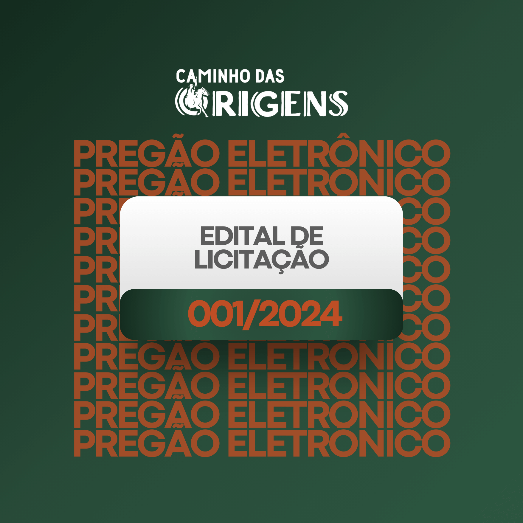 <p>EDITAL DE LICITA&Ccedil;&Atilde;O PREG&Atilde;O ELETR&Ocirc;NICO N&ordm; 001/2024 PROCESSO ADMINISTRATIVO N&ordm; 002/2024</p>
