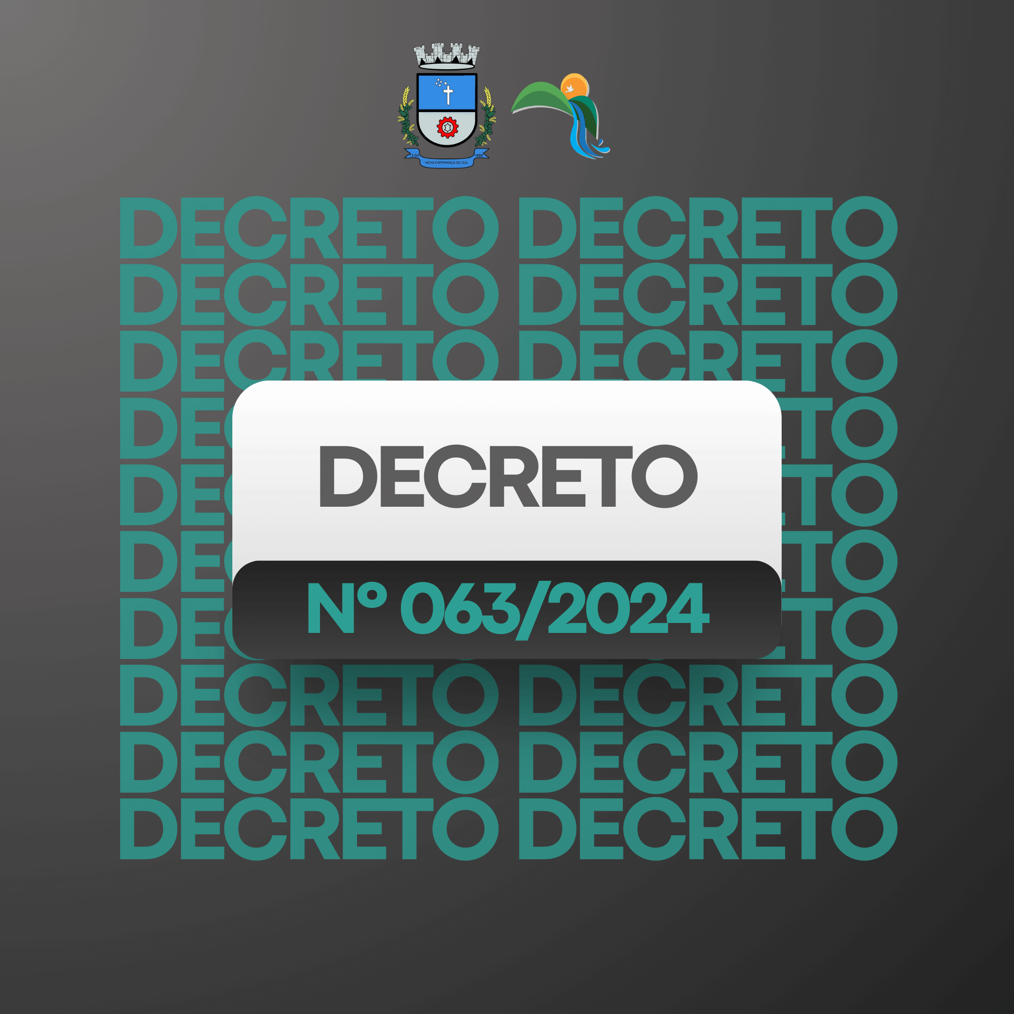 <p><strong>DECRETO N&deg; 063, DE 25 DE NOVEMBRO DE 2024</strong></p>