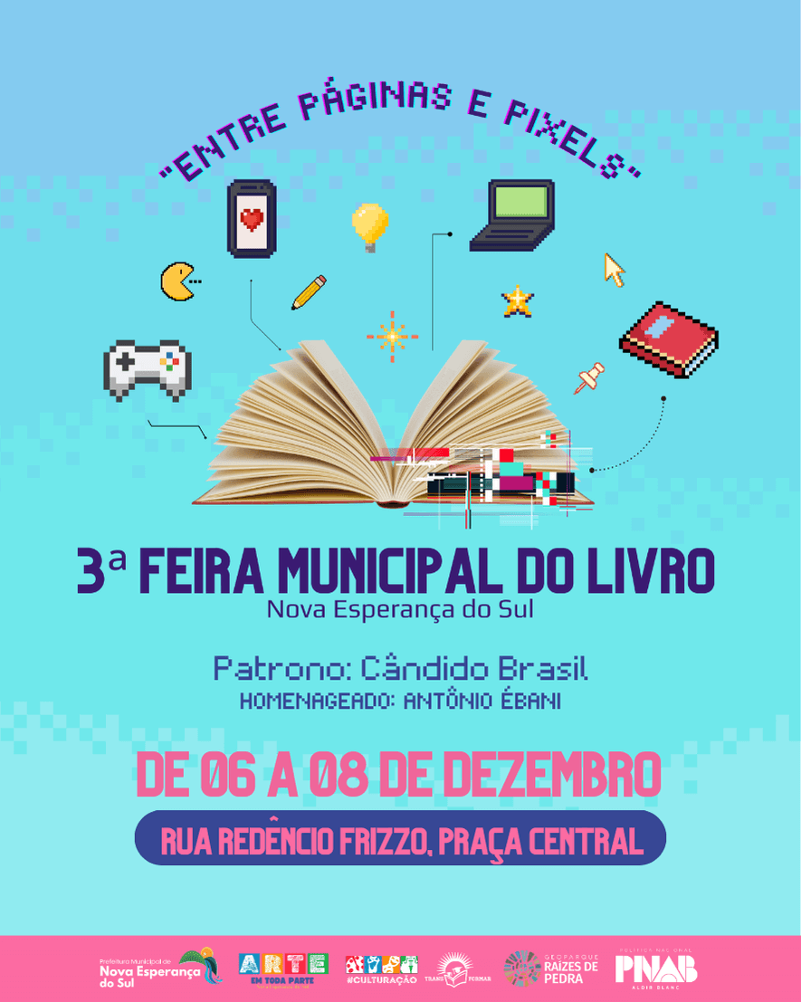 <p>3&ordf; Feira Municipal do Livro - &ldquo;Entre P&aacute;ginas e Pixels&rdquo;</p>