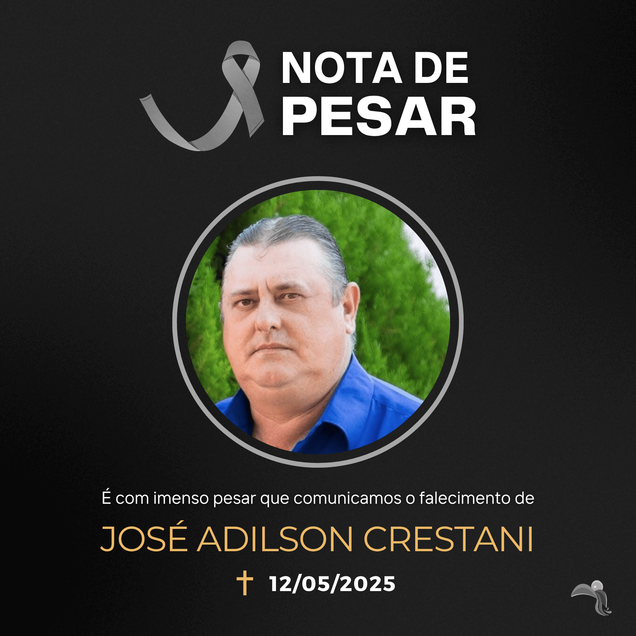 <p>Nota de Pesar</p>