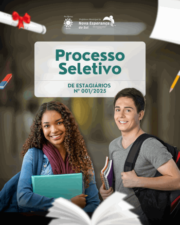 <p>EDITAL DE PROCESSO SELETIVO DE ESTAGI&Aacute;RIOS N&deg; 001/2025</p>
