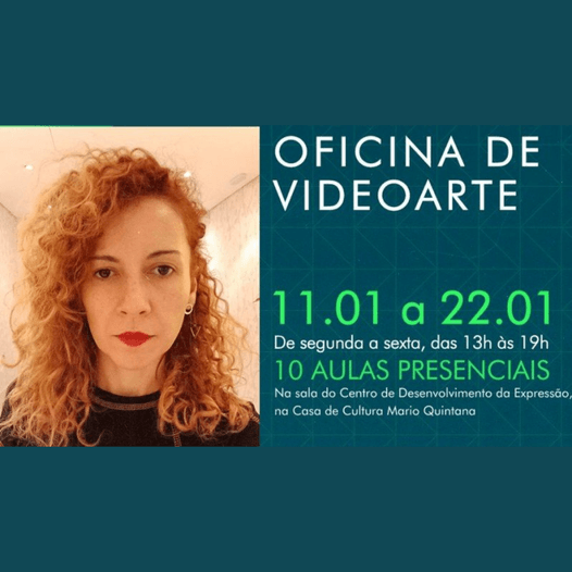 Abertas as inscrições para a Oficina Gratuita de Videoarte