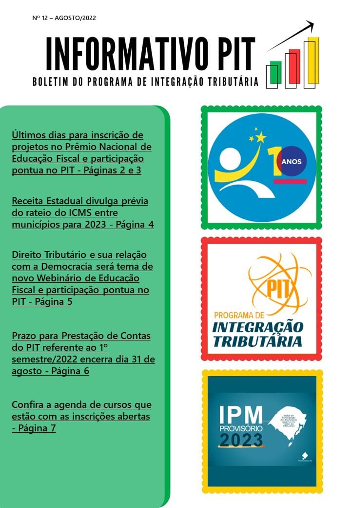 Informativo PIT - Agosto 2022