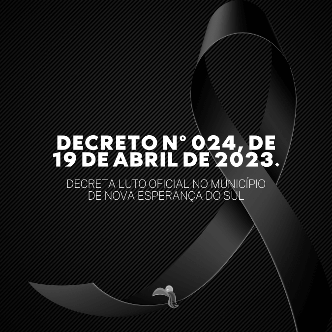 DECRETO Nº 024, DE 19 DE ABRIL DE 2023
