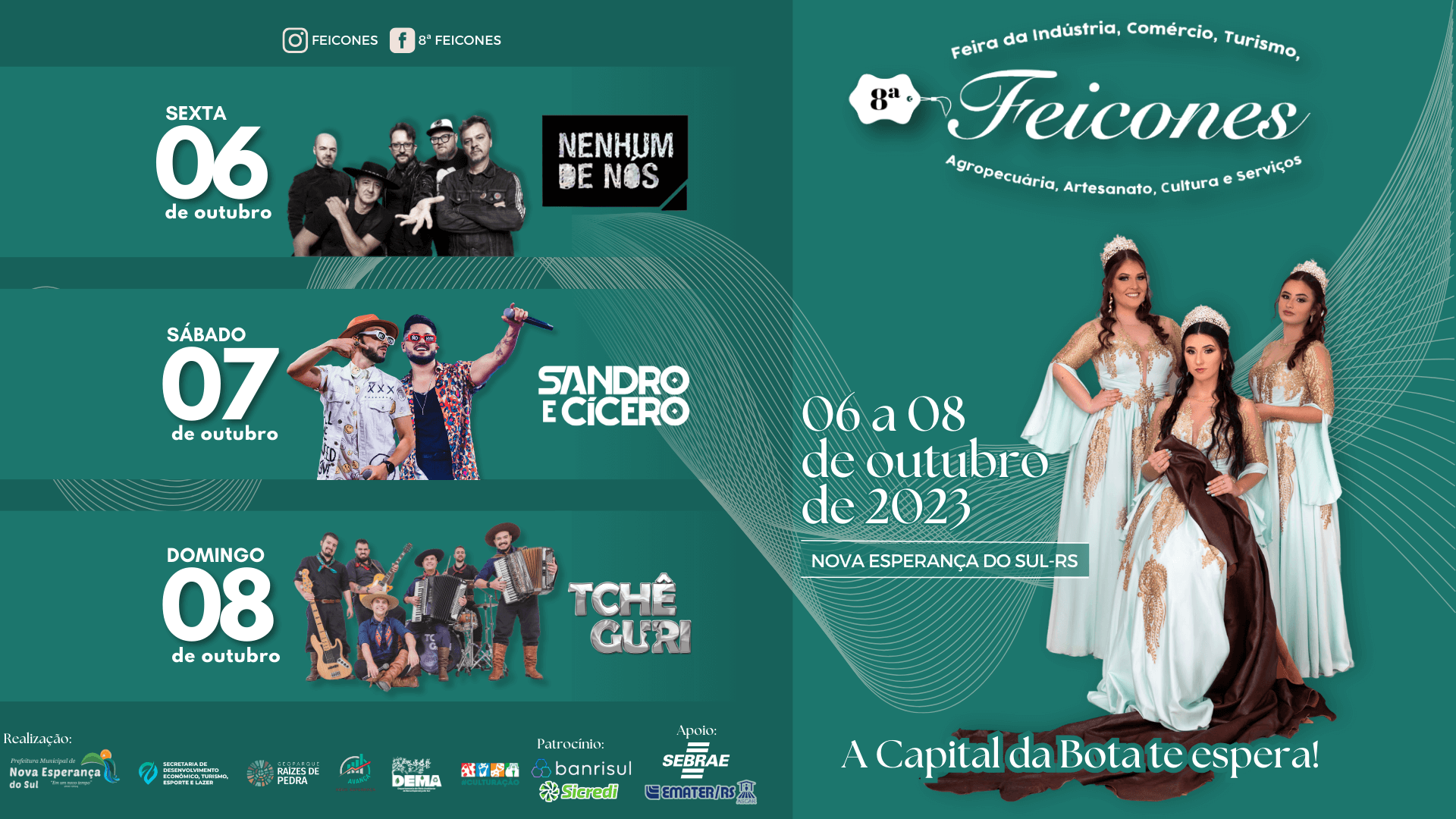 8ª FEICONES - DE 06 A 08 DE OUTUBRO