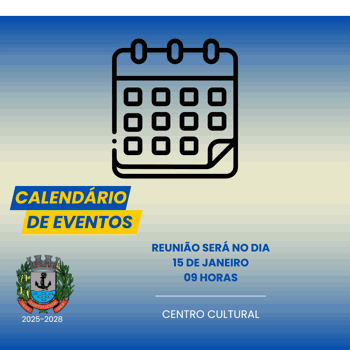 <p><strong>REUNI&Atilde;O CALEND&Aacute;RIO DE EVENTOS 2025</strong></p>