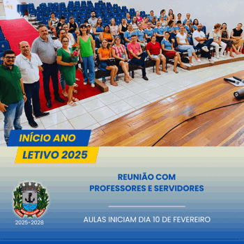 <p><strong>REUNI&Atilde;O COM PROFESSORES E SERVIDORES DAS ESCOLAS MUNICIPAIS</strong></p>
