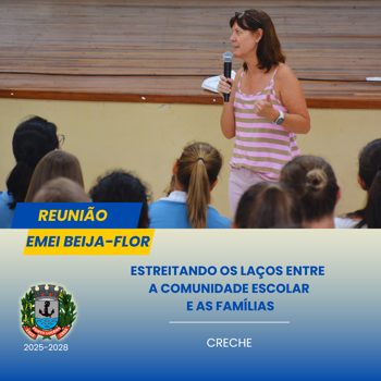 <p><strong>REUNI&Atilde;O ESCOLA BEIJA FLOR</strong></p>