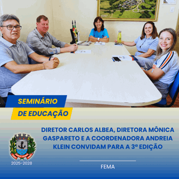 <p><strong>3&deg; SEMIN&Aacute;RIO DE EDUCA&Ccedil;&Atilde;O</strong></p>