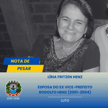 <p><strong>NOTA DE PESAR L&Iacute;RIA HENZ</strong></p>