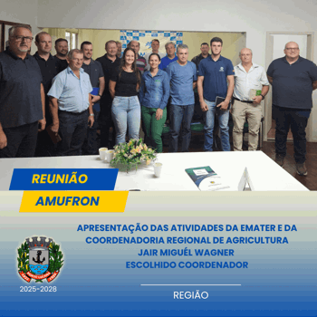 <p><strong>REUNI&Atilde;O AMUFRON</strong></p>