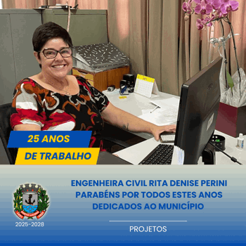 <p><strong>25 ANOS DE TRABALHO</strong></p>