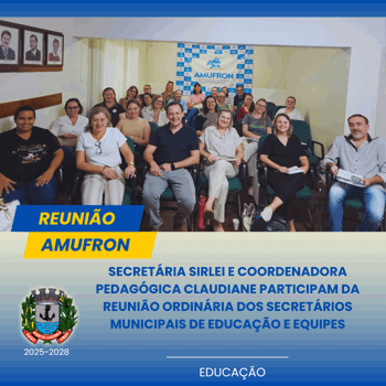 <p><strong>REUNI&Atilde;O ORDIN&Aacute;RIA AMUFRON</strong></p>