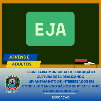 <p><strong>FORMA&Ccedil;&Atilde;O DE TURMA EJA</strong></p>