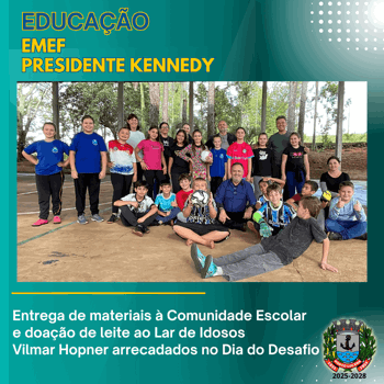 <p>MATERIAIS PARA EMEF PRESIDENTE KENNEDY</p>