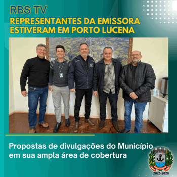 <p>REPRESENTANTES DA RBS VISITAM GABINETE</p>