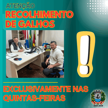 <p><strong>RECOLHIMENTO DE GALHOS</strong></p>