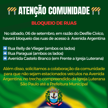 <p>BLOQUEIO DE RUAS</p>