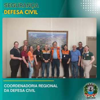 <p>Visita da Defesa Civil.</p>