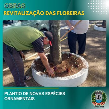 <p>Um carinho especial com as flores</p>