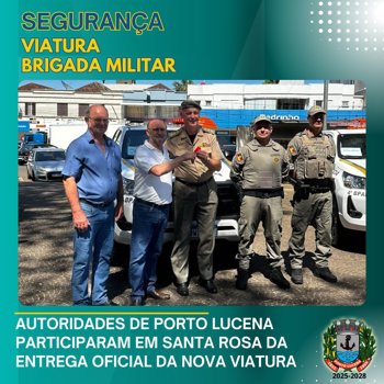 <p>VIATURA PARA A BRIGADA MILITAR</p>