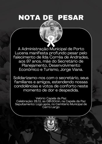 <p>NOTA DE PESAR</p>