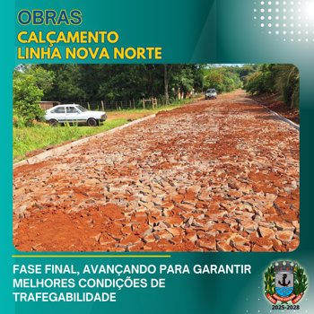 <p>CAL&Ccedil;AMENTO LINHA NOVA NORTE</p>