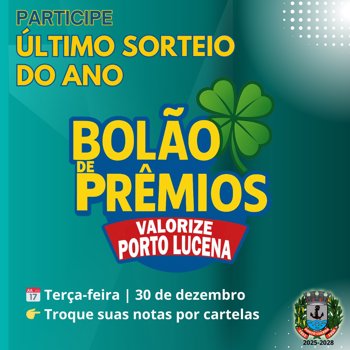 <p>SORTEIO BOL&Atilde;O DE PREMIOS</p>