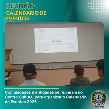 <p>DEFINIDO CALEND&Aacute;RIO DE EVENTOS 2026</p>