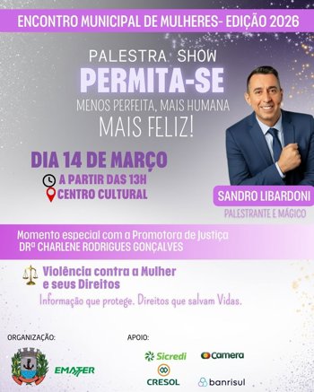 <p>ENCONTRO MUNICIPAL DE MULHERES</p>
