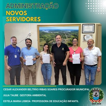 <p>NOVOS SERVIDORES NOMEADOS</p>