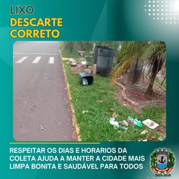 CUIDADO COM O LIXO