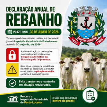 DECLARA&Ccedil;&Atilde;O DE REBANHO