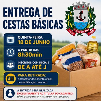 ENTREGA DE CESTAS B&Aacute;SICAS