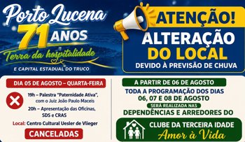71 ANOS ALTERA&Ccedil;&Atilde;O NA PROGRAMA&Ccedil;&Atilde;O